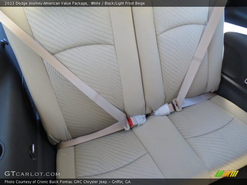 White / Black/Light Frost Beige 2013 Dodge Journey American Value Package