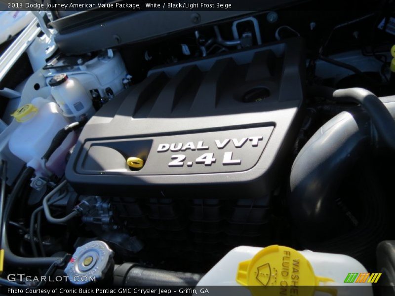 White / Black/Light Frost Beige 2013 Dodge Journey American Value Package