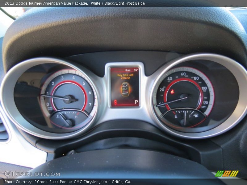 White / Black/Light Frost Beige 2013 Dodge Journey American Value Package