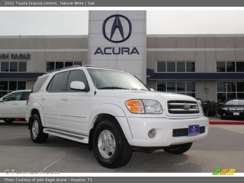 Natural White / Oak 2002 Toyota Sequoia Limited