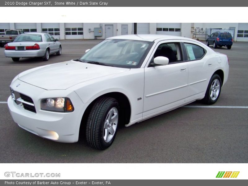 Stone White / Dark Slate Gray 2010 Dodge Charger SXT
