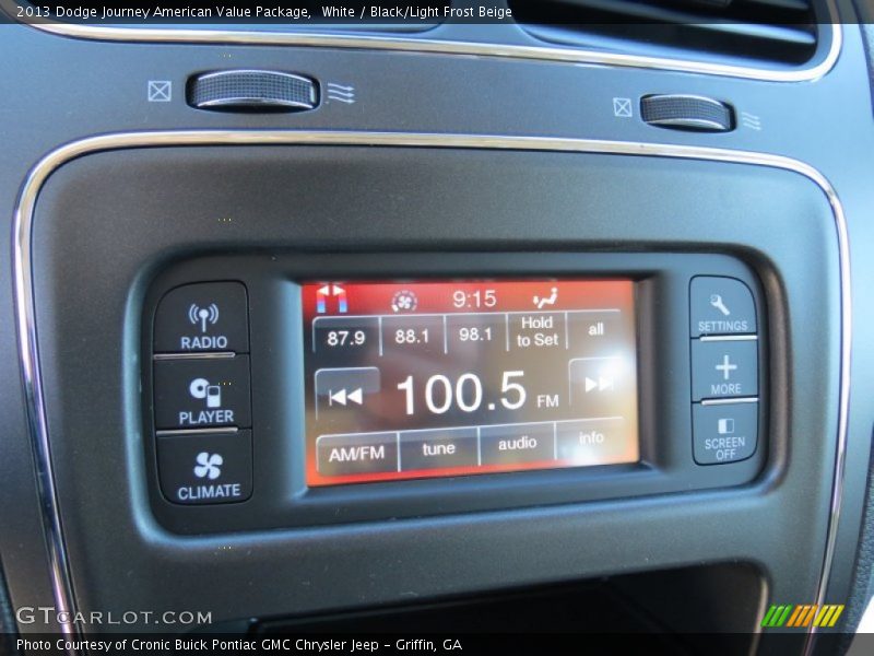 White / Black/Light Frost Beige 2013 Dodge Journey American Value Package