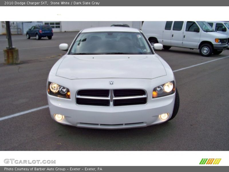Stone White / Dark Slate Gray 2010 Dodge Charger SXT