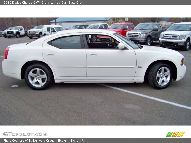 Stone White / Dark Slate Gray 2010 Dodge Charger SXT
