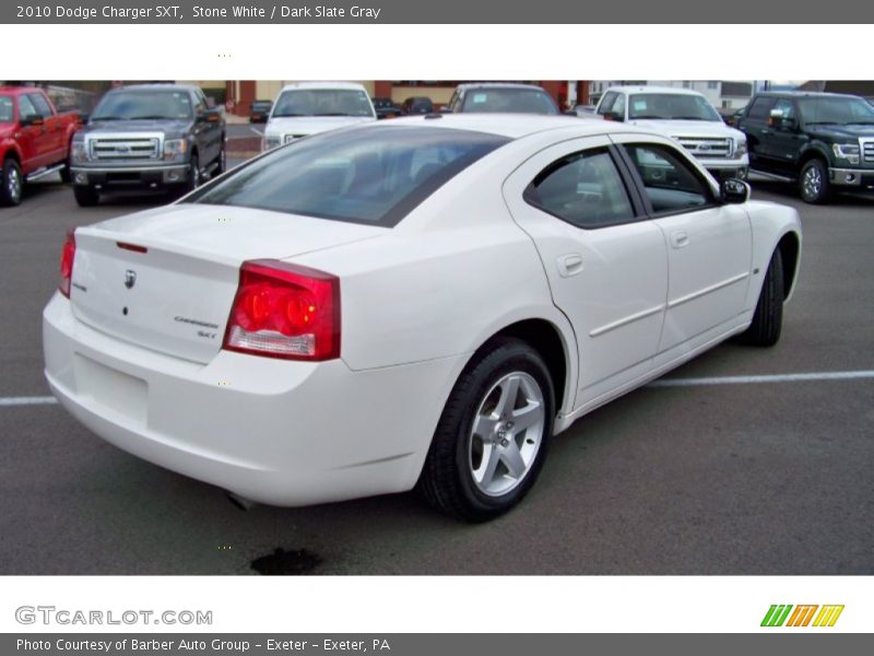 Stone White / Dark Slate Gray 2010 Dodge Charger SXT