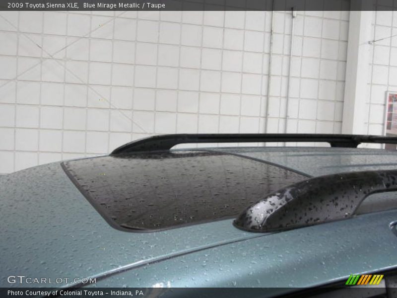 Blue Mirage Metallic / Taupe 2009 Toyota Sienna XLE