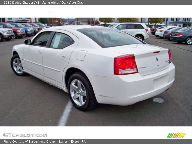 Stone White / Dark Slate Gray 2010 Dodge Charger SXT