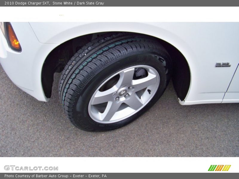 Stone White / Dark Slate Gray 2010 Dodge Charger SXT