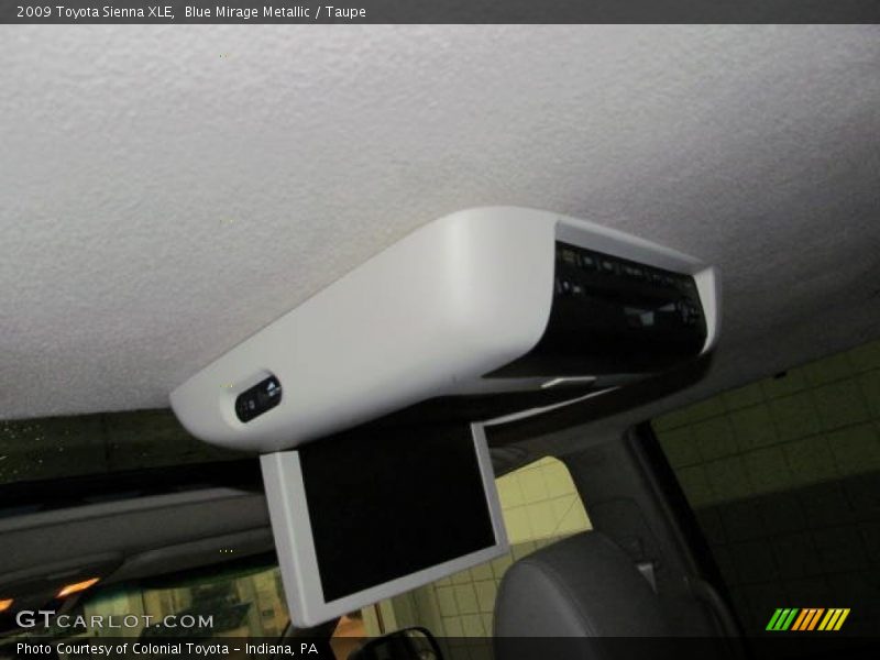Blue Mirage Metallic / Taupe 2009 Toyota Sienna XLE
