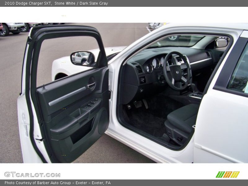 Stone White / Dark Slate Gray 2010 Dodge Charger SXT