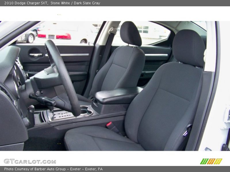 Stone White / Dark Slate Gray 2010 Dodge Charger SXT