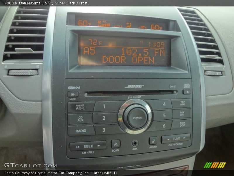 Super Black / Frost 2008 Nissan Maxima 3.5 SL