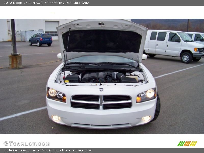 Stone White / Dark Slate Gray 2010 Dodge Charger SXT