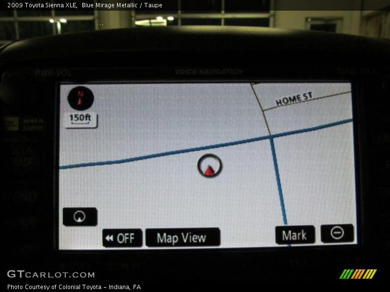 Blue Mirage Metallic / Taupe 2009 Toyota Sienna XLE