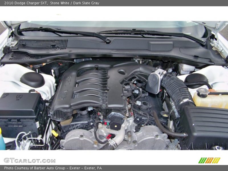 Stone White / Dark Slate Gray 2010 Dodge Charger SXT