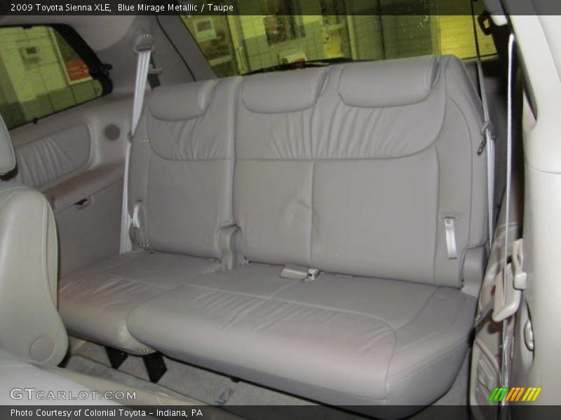 Blue Mirage Metallic / Taupe 2009 Toyota Sienna XLE