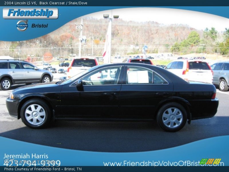 Black Clearcoat / Shale/Dove 2004 Lincoln LS V6