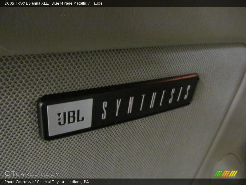 Blue Mirage Metallic / Taupe 2009 Toyota Sienna XLE