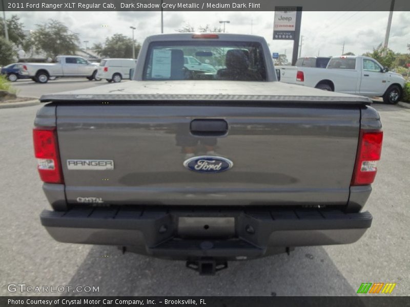 Dark Shadow Grey Metallic / Medium Dark Flint 2011 Ford Ranger XLT Regular Cab