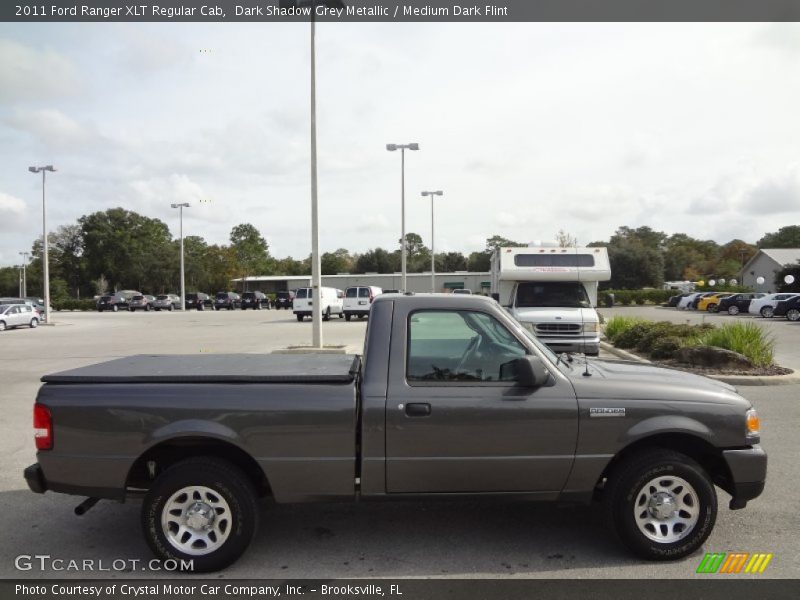 Dark Shadow Grey Metallic / Medium Dark Flint 2011 Ford Ranger XLT Regular Cab