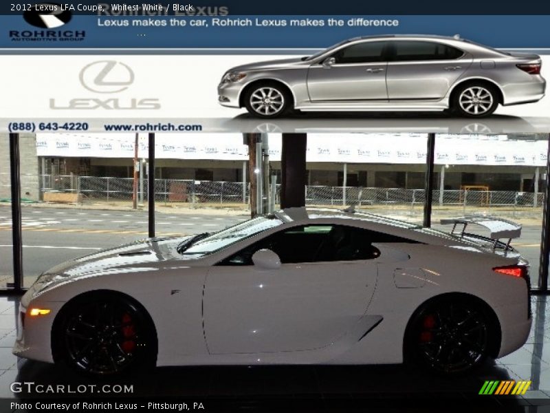 Whitest White / Black 2012 Lexus LFA Coupe