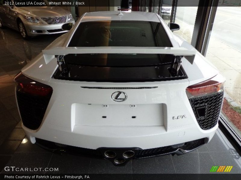 Rear View - 2012 Lexus LFA Coupe