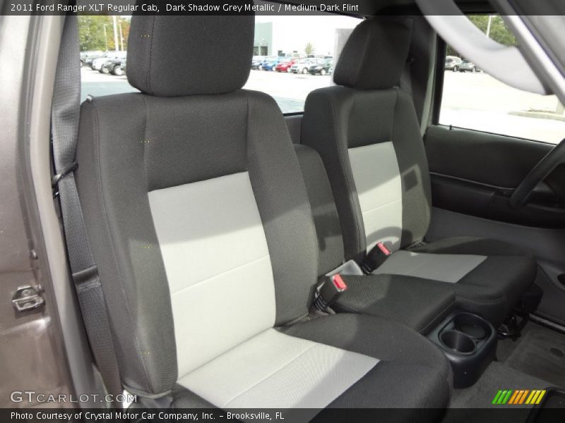 Dark Shadow Grey Metallic / Medium Dark Flint 2011 Ford Ranger XLT Regular Cab