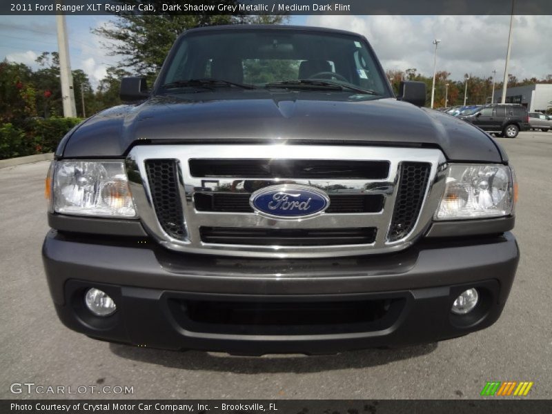 Dark Shadow Grey Metallic / Medium Dark Flint 2011 Ford Ranger XLT Regular Cab