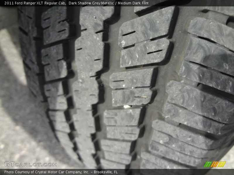 Dark Shadow Grey Metallic / Medium Dark Flint 2011 Ford Ranger XLT Regular Cab