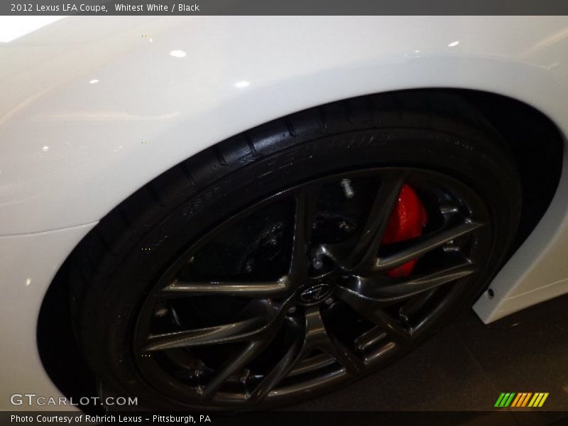 Whitest White / Black 2012 Lexus LFA Coupe