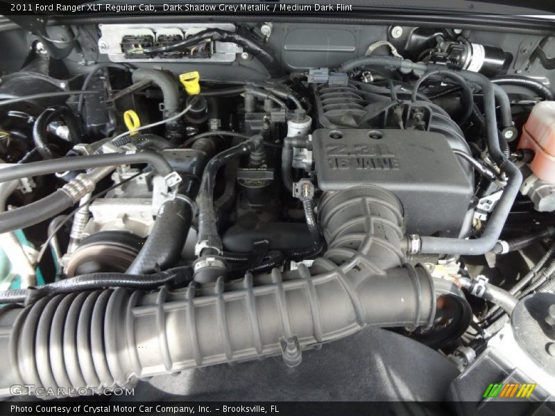 Dark Shadow Grey Metallic / Medium Dark Flint 2011 Ford Ranger XLT Regular Cab