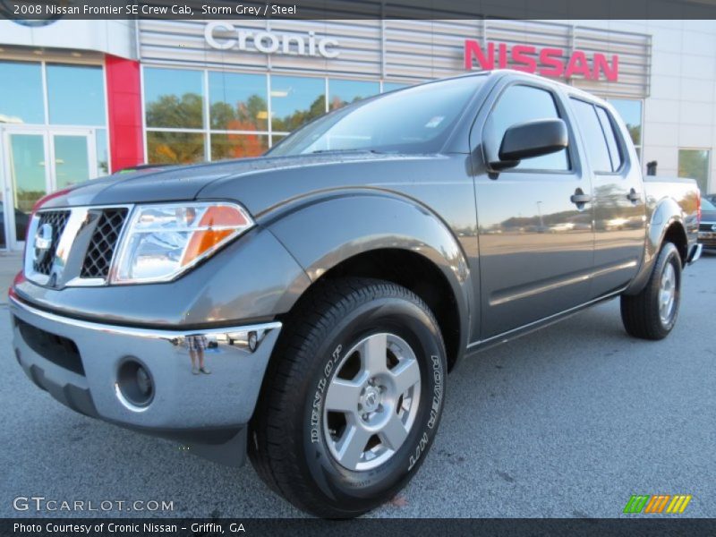 Storm Grey / Steel 2008 Nissan Frontier SE Crew Cab