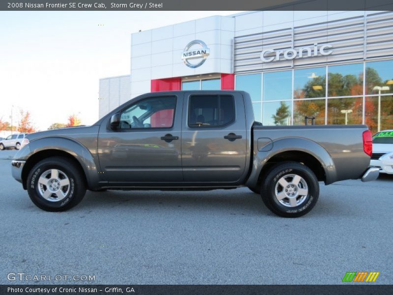 Storm Grey / Steel 2008 Nissan Frontier SE Crew Cab