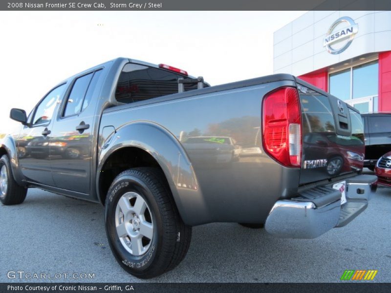 Storm Grey / Steel 2008 Nissan Frontier SE Crew Cab
