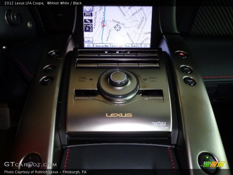 Controls of 2012 LFA Coupe