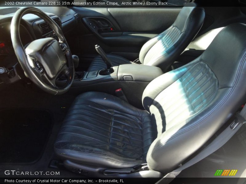 Front Seat of 2002 Camaro Z28 SS 35th Anniversary Edition Coupe