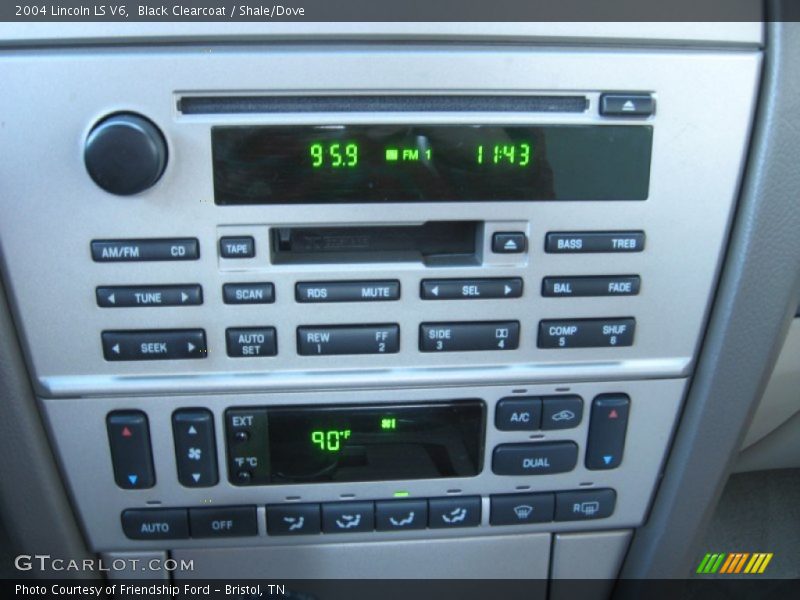 Black Clearcoat / Shale/Dove 2004 Lincoln LS V6
