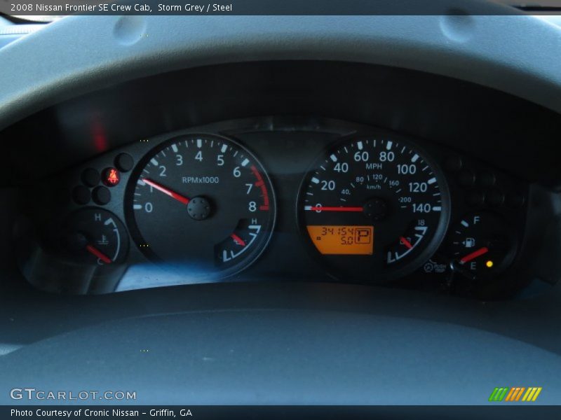 2008 Frontier SE Crew Cab SE Crew Cab Gauges