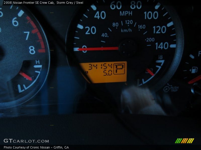 Storm Grey / Steel 2008 Nissan Frontier SE Crew Cab