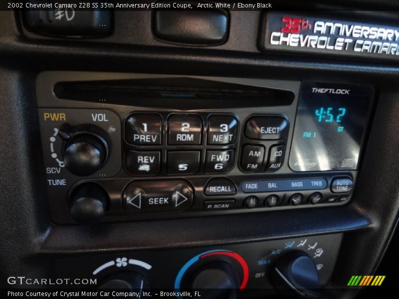 Audio System of 2002 Camaro Z28 SS 35th Anniversary Edition Coupe