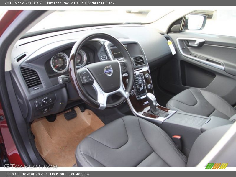Flamenco Red Metallic / Anthracite Black 2013 Volvo XC60 3.2