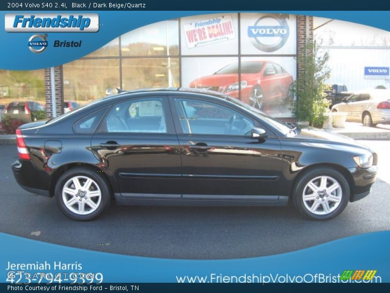 Black / Dark Beige/Quartz 2004 Volvo S40 2.4i