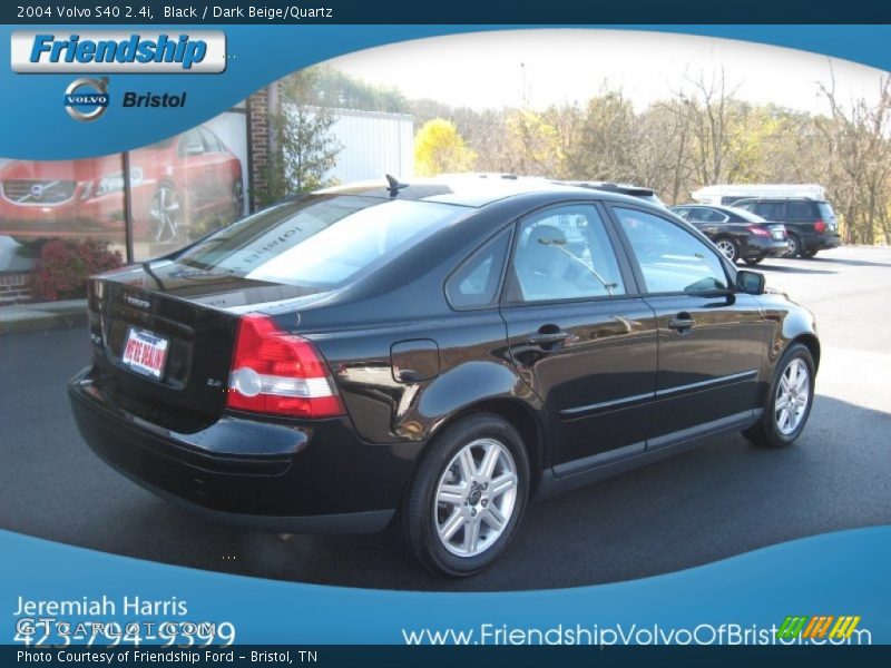 Black / Dark Beige/Quartz 2004 Volvo S40 2.4i