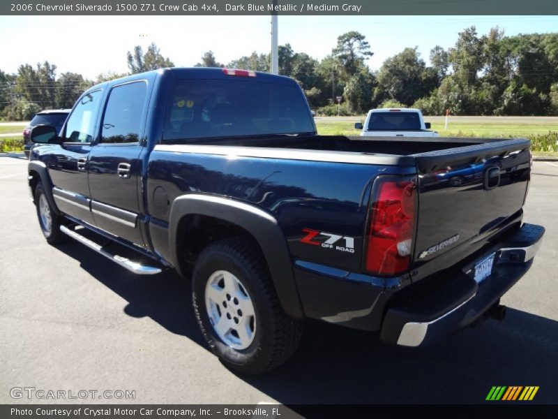 Dark Blue Metallic / Medium Gray 2006 Chevrolet Silverado 1500 Z71 Crew Cab 4x4