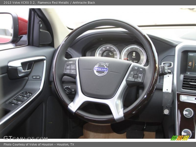 Flamenco Red Metallic / Anthracite Black 2013 Volvo XC60 3.2