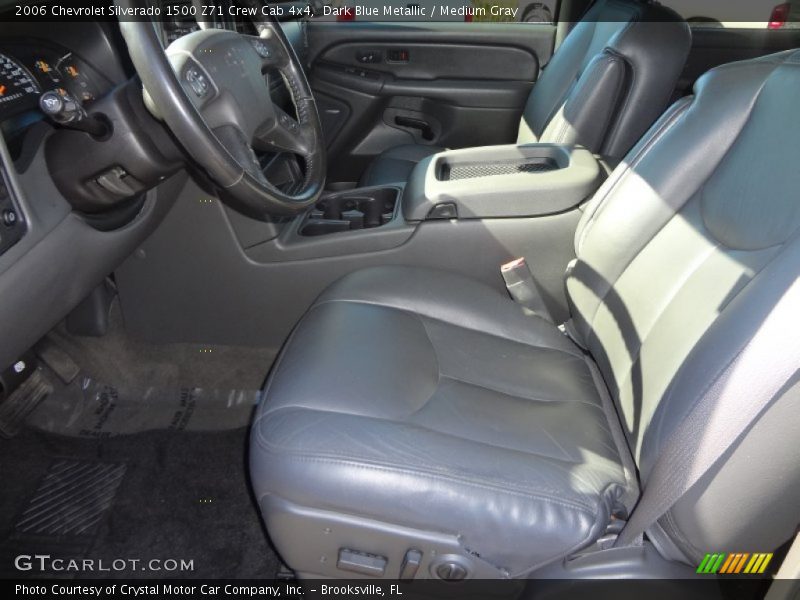 Dark Blue Metallic / Medium Gray 2006 Chevrolet Silverado 1500 Z71 Crew Cab 4x4