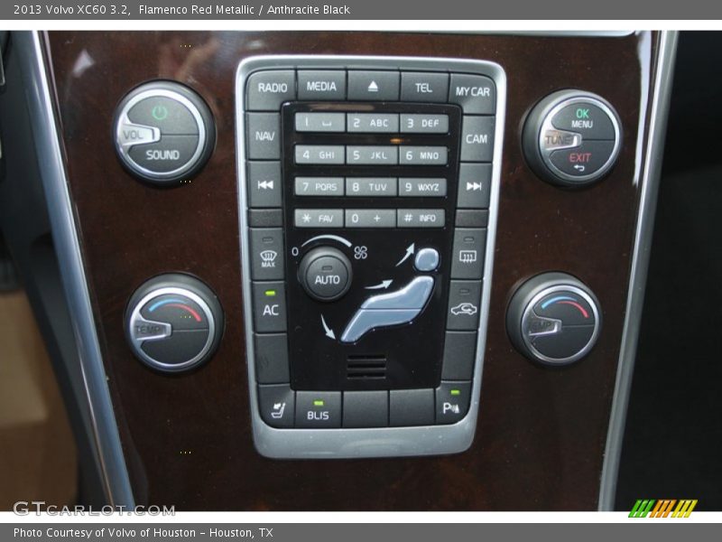 Flamenco Red Metallic / Anthracite Black 2013 Volvo XC60 3.2