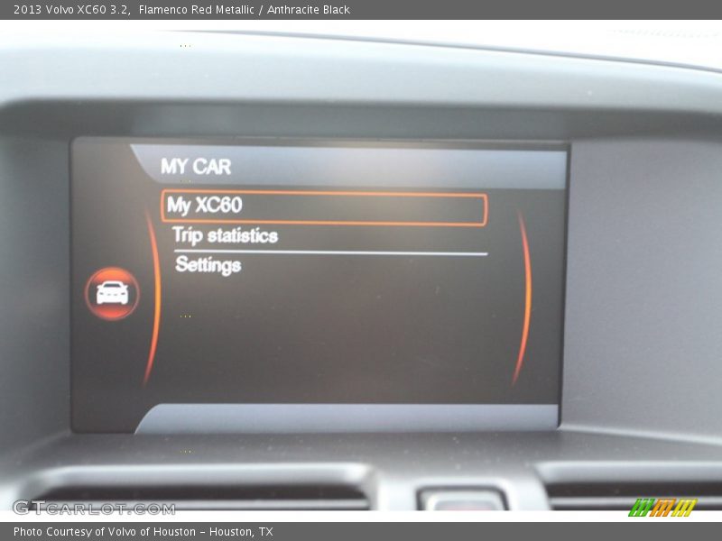 Flamenco Red Metallic / Anthracite Black 2013 Volvo XC60 3.2