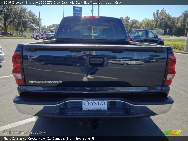 Dark Blue Metallic / Medium Gray 2006 Chevrolet Silverado 1500 Z71 Crew Cab 4x4
