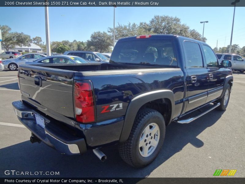 Dark Blue Metallic / Medium Gray 2006 Chevrolet Silverado 1500 Z71 Crew Cab 4x4